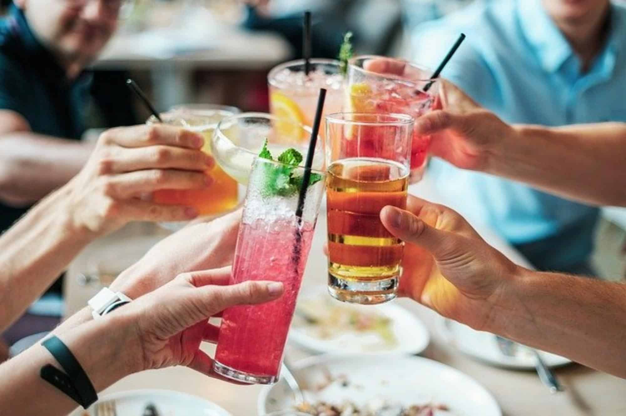 Alcohol consumption is often part of social life